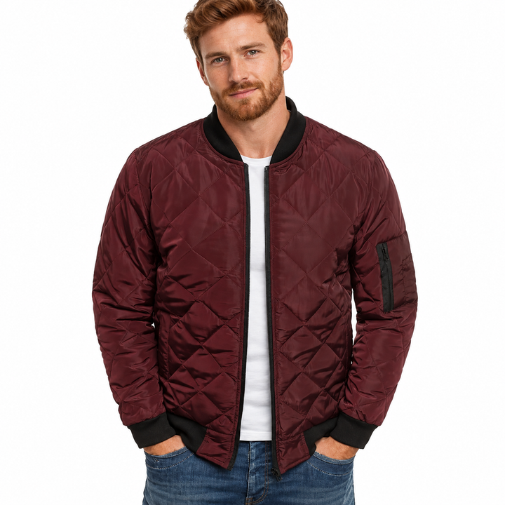 Culverax Quilted Bomber Jacket product image 4