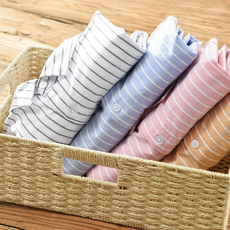 Lyran — Striped Tailored Linen Shirt for Warm Weather Comfort