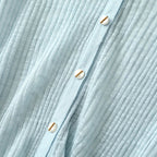 Lightweight Wool Cardigan with Soft Ribbed Texture and Tailored V-Neck