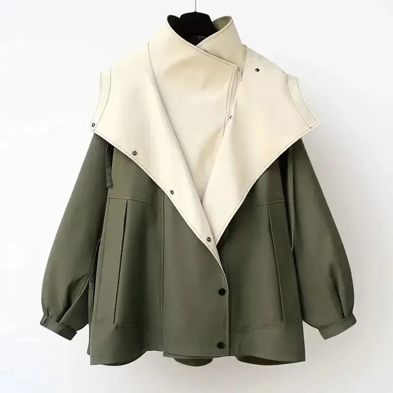 Waterproof Waxed Cotton Coat with Multi-Layer Weather Protection