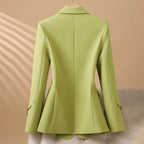 Tailored Women's Blazer in Dusty Rose with Sculpted Silhouette