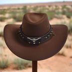 "Dallas" Rancher Hat (Coffee Brown ) - | Zavonix