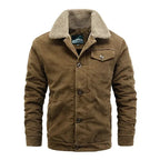 "Dallas" Wale Corduroy Jacket (Khaki XXS) - Jacket | Zavonix
