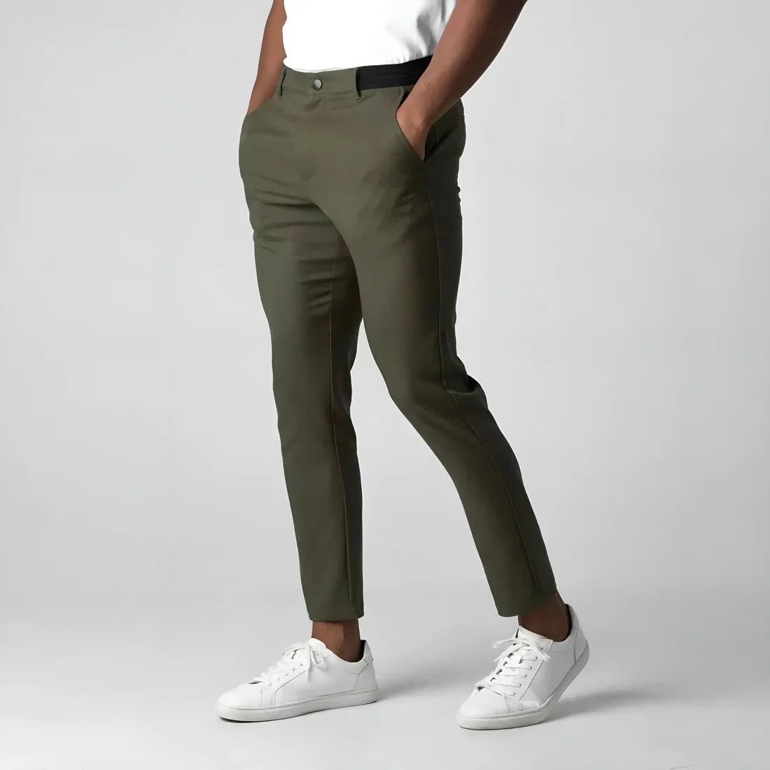 Dalton StretchFit Chinos (Sage XS (30)) - | Zavonix