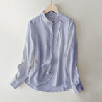 DAMASK BROCADE BLOUSE (Cream XS) - | Zavonix