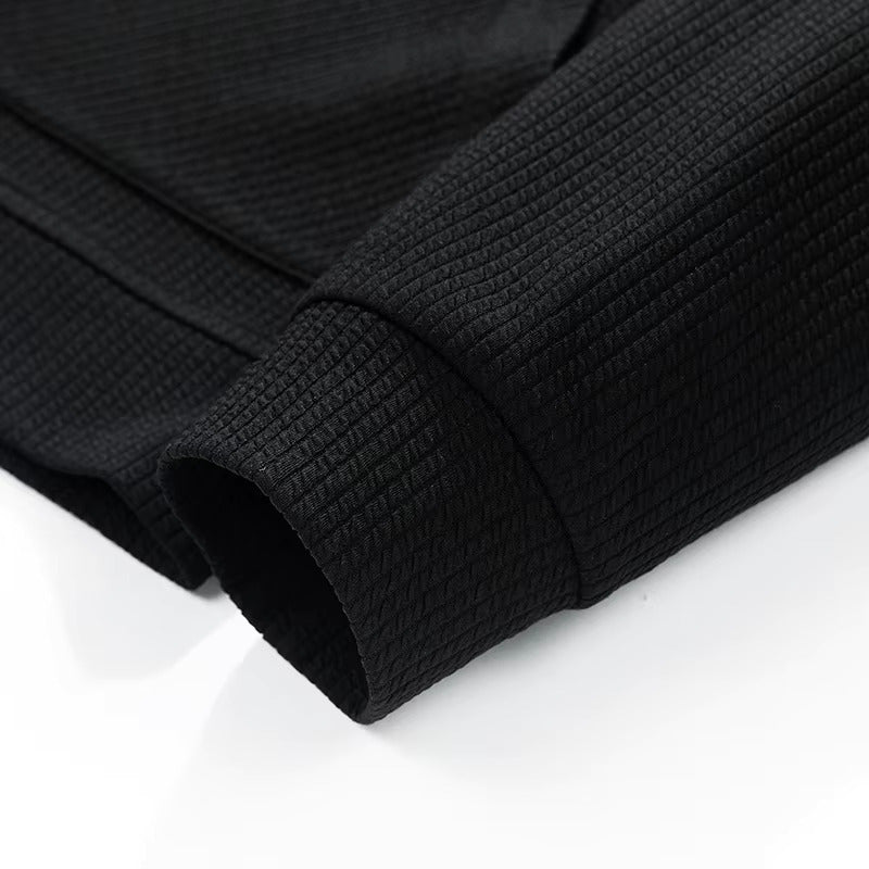 "Damiani" Zip - Up Sweater (Black XXS) - | Zavonix