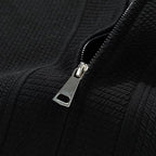 "Damiani" Zip - Up Sweater (Black XXS) - | Zavonix
