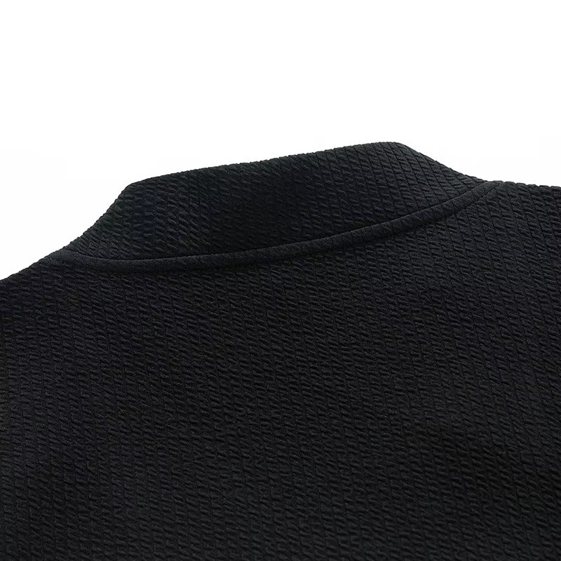 "Damiani" Zip - Up Sweater (Black XXS) - | Zavonix