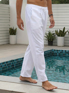 Danilo Linen Trousers (Black XS) - | Zavonix