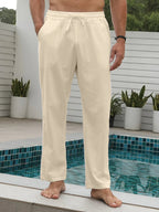 Danilo Linen Trousers (Black XS) - | Zavonix
