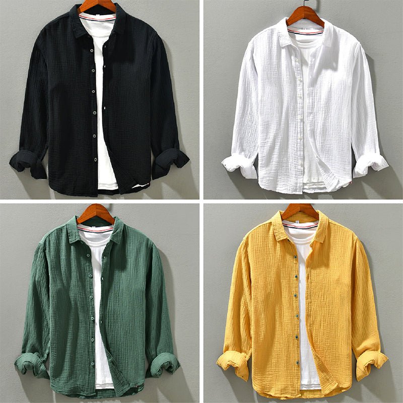 Dario Aurelio Haven Bay Shirt (All 4 Colors (Buy 3 Get 1 For Free) S) - Long sleeve shirt | Zavonix