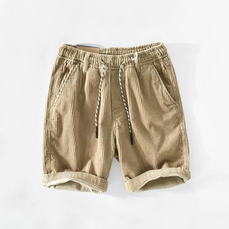 Dario Aurelio Sunlit Coast Shorts (All 3 Colors (DEAL) S) - Corduroy shorts | Zavonix