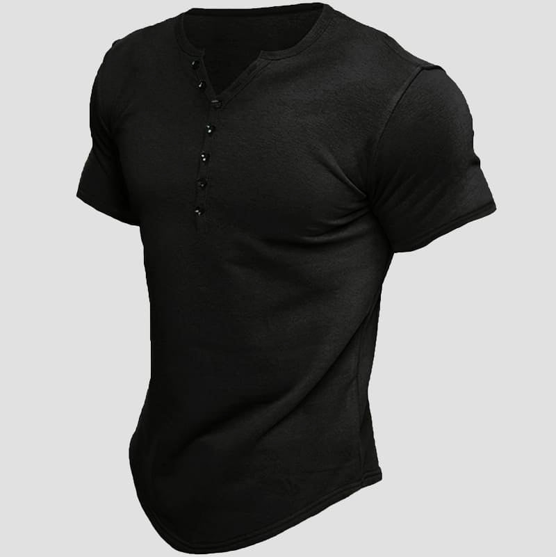 Dario Ferraro Commander Henley T-Shirt (All 5 Colors (Buy 4 Get 1 Free) S) - T-Shirts | Zavonix