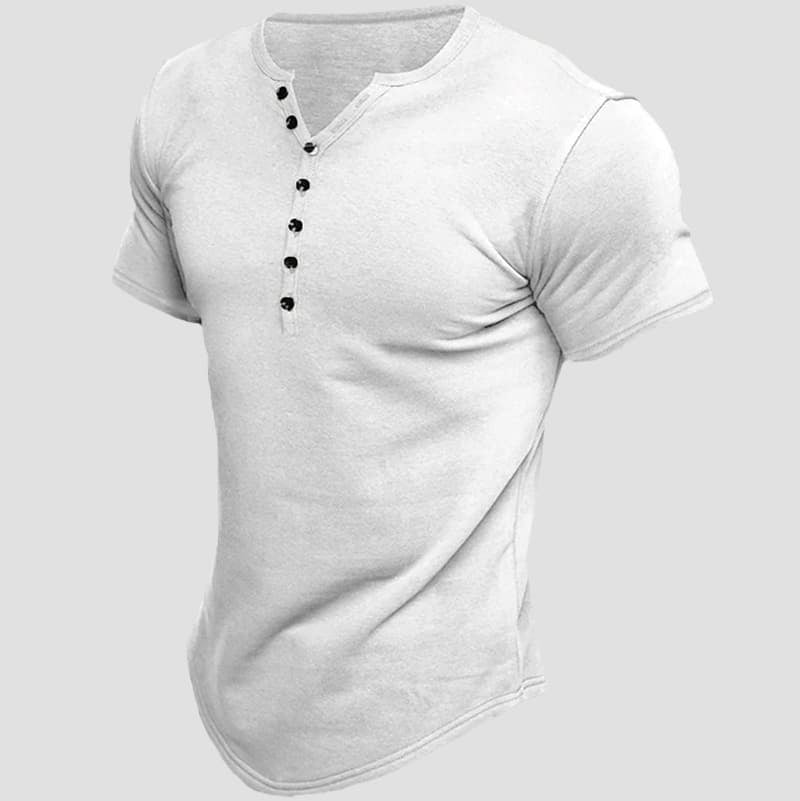 Dario Ferraro Commander Henley T-Shirt (All 5 Colors (Buy 4 Get 1 Free) S) - T-Shirts | Zavonix
