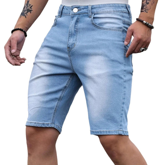 Daryn — Stretchy Denim Shorts with Breathable Comfort - Zavonix