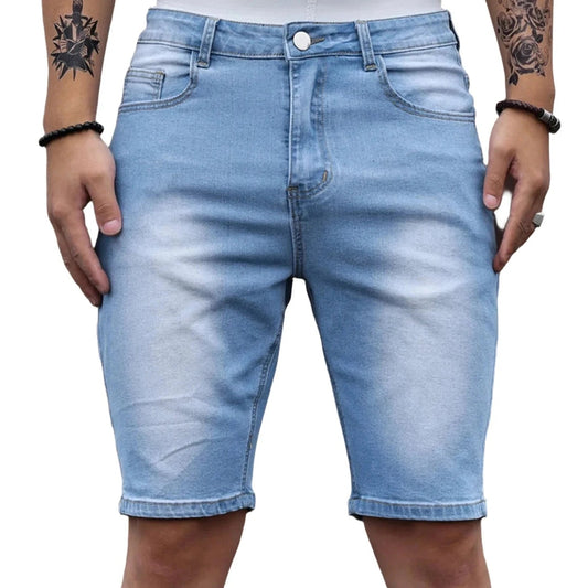 Daryn — Stretchy Denim Shorts with Breathable Comfort - Zavonix