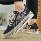 Trek Sneakers | Lightweight Canvas, Tribal-Inspired Design