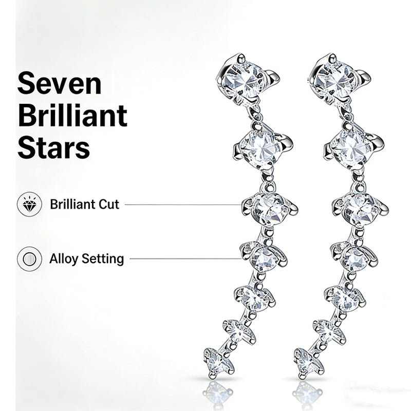 Delara Zirconia Ear Climber Earrings Product Image 04