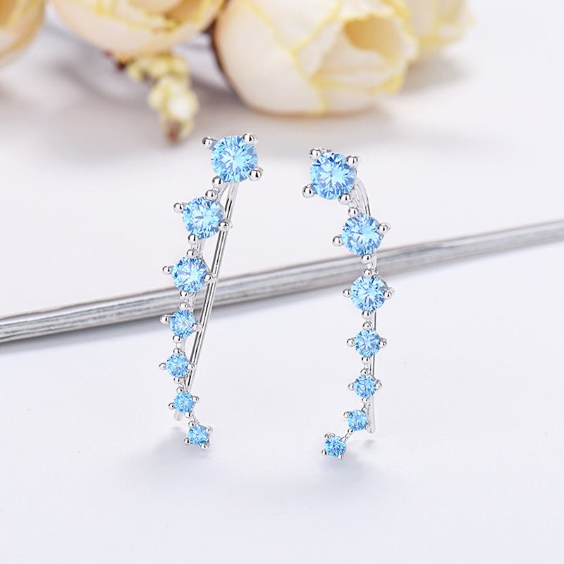 Delara Zirconia Ear Climber Earrings Product Image 08
