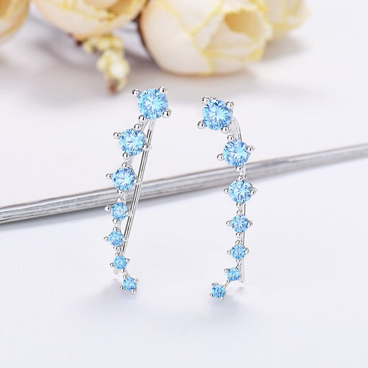 Delara Zirconia Ear Climber Earrings Product Image 08