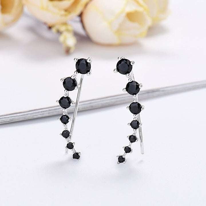 Delara Zirconia Ear Climber Earrings Product Image 09