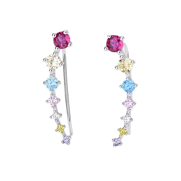 Delara Zirconia Ear Climber Earrings Product Image 11
