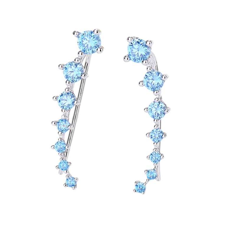 Delara Zirconia Ear Climber Earrings Product Image 12