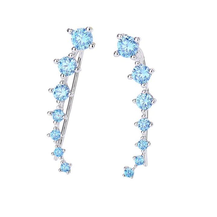 Delara Zirconia Ear Climber Earrings Product Image 12