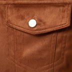 Deluxe Nubuck Coat Autumn Jacket (Khaki S) - Jacket | Zavonix