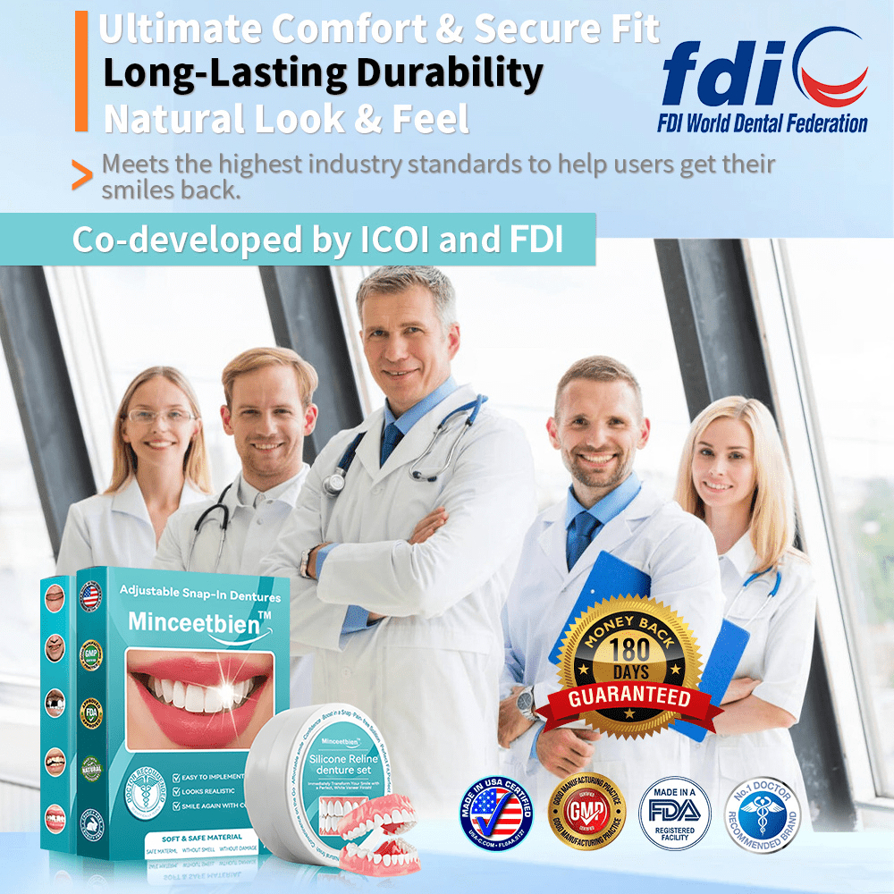 Dentosure™ Silicone Reline Denture Set — Full Mouth (Top & Bottom) ( ) - | Zavonix
