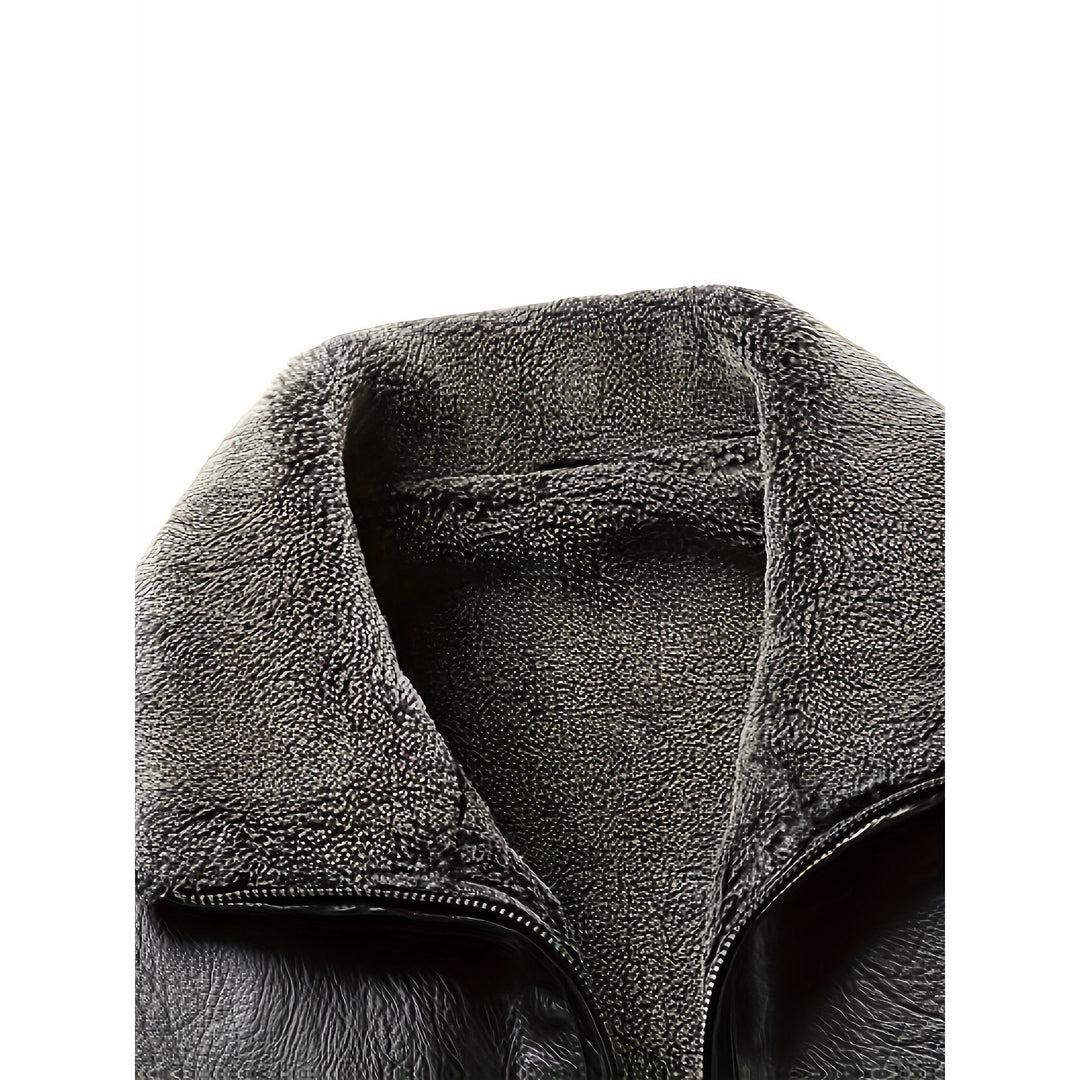 Denvorask Fleece-Lined Leather Jacket product image 4