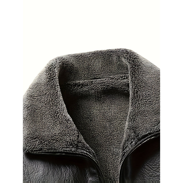 Denvorask Fleece-Lined Leather Jacket product image 4