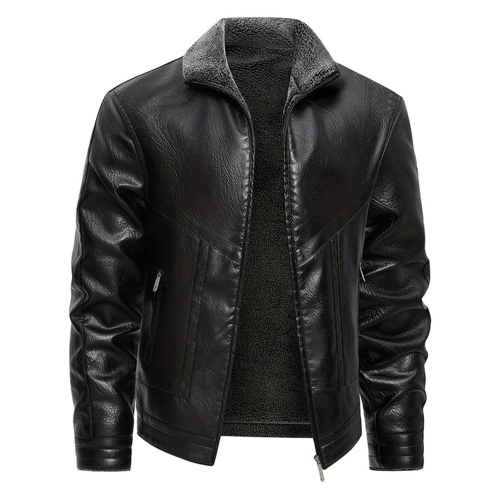Denvorask Fleece-Lined Leather Jacket product image 5