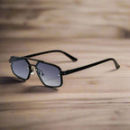 "Detroit" Aviator Shades (Gray ) - Sunglasses | Zavonix