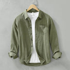 Avencea — Lightweight Breathable Linen Shirt with Textured Weave