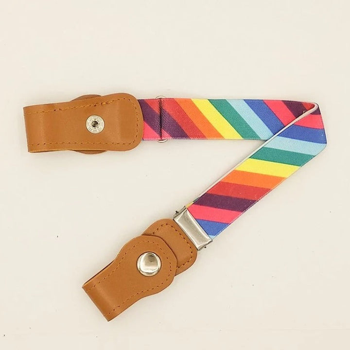 Diagonal rainbow-striped kids&