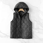 Diamond - Quilted Vest™ — Ignite Your Confidence with Unstoppable Warmth and Style (Cream XS) - | Zavonix