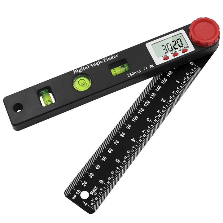 Digital Angle Measuring Ruler Protractor Level Tool Product Image 01
