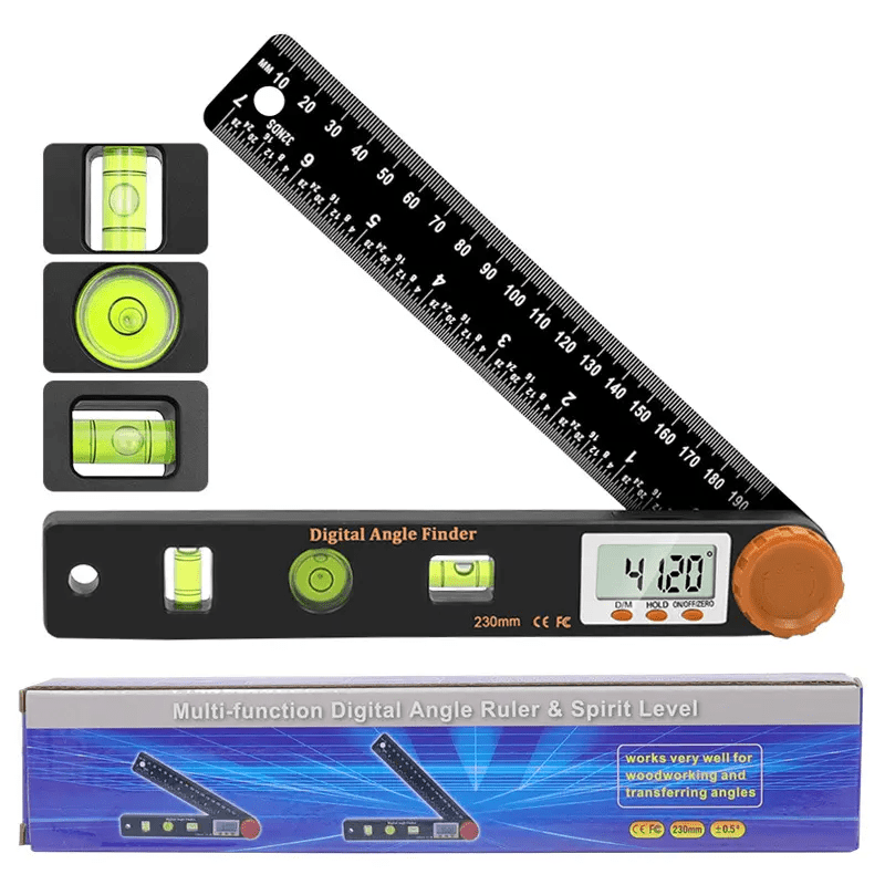 Digital Angle Measuring Ruler Protractor Level Tool Product Image 02