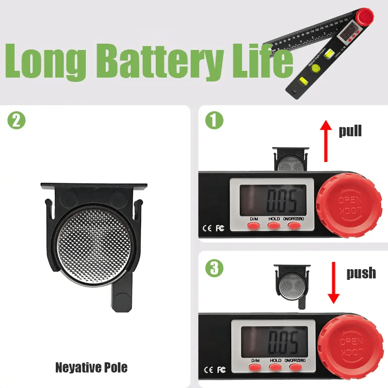 Digital Angle Measuring Ruler Protractor Level Tool Product Image 05