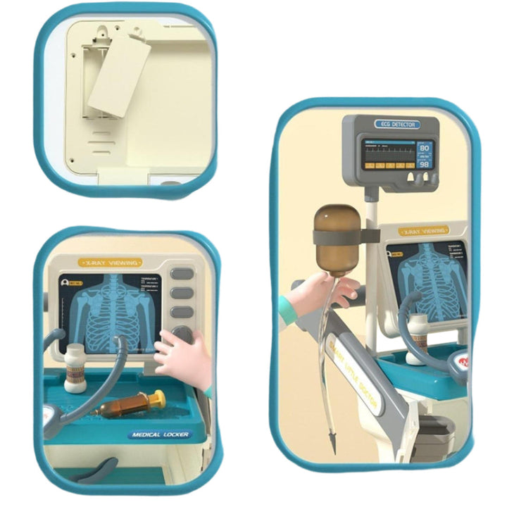Close-up views of the doctor cart&