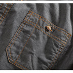 "Domenico" Denim Shirt (Gray XXS) - | Zavonix