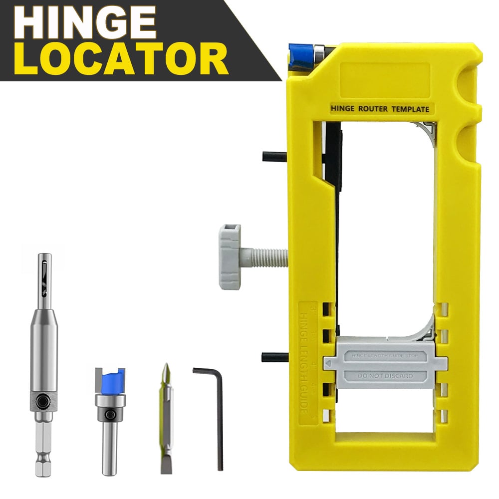 Door Hinge Routing Jig Adjustable Mortise Guide Product Image 01