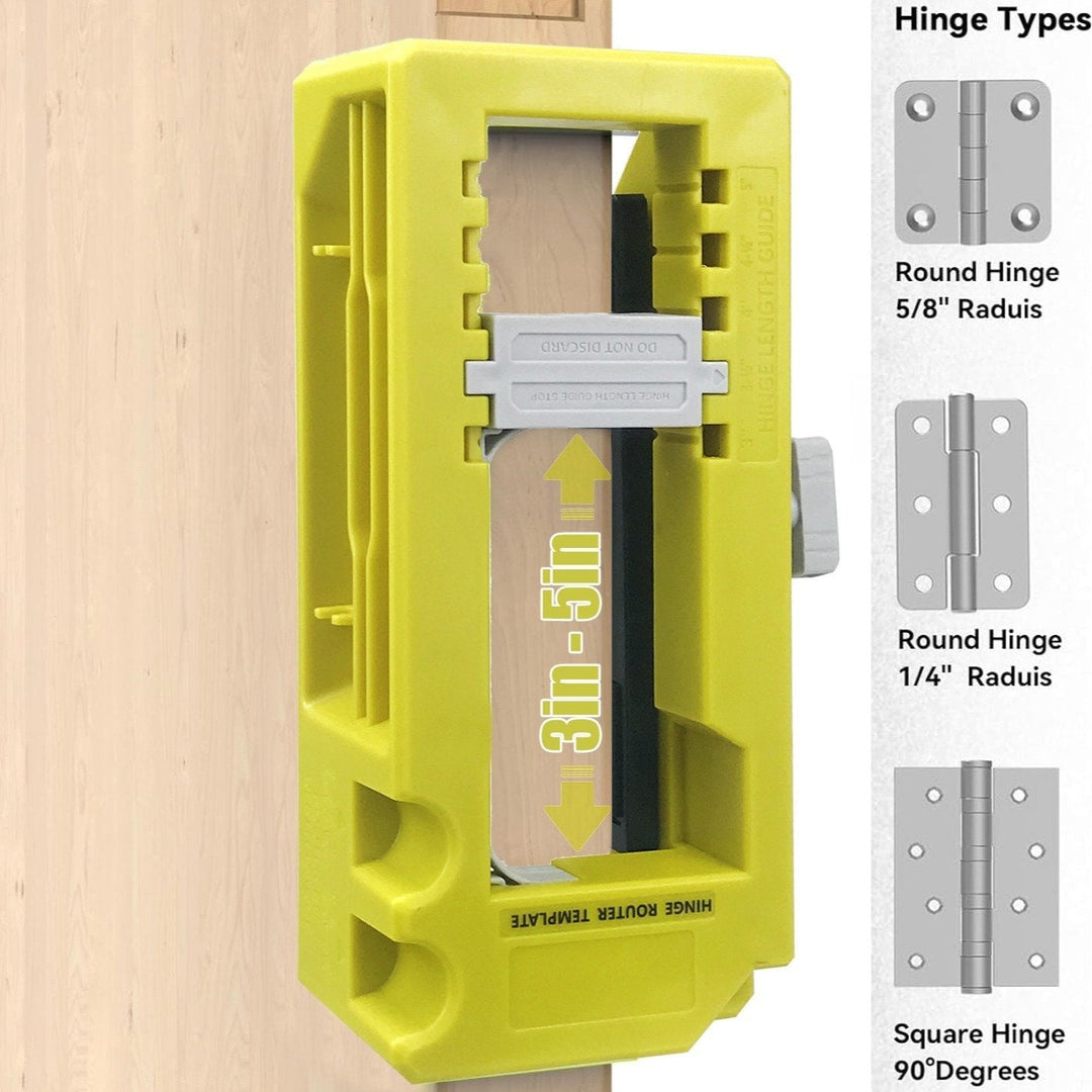 Door Hinge Routing Jig Adjustable Mortise Guide Product Image 04