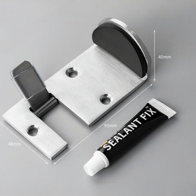 Door Stop Stainless Steel Rubber Buffer Product Image 01