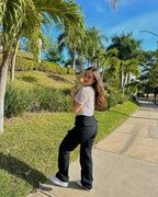 DraliraFlex™ cargos — Unleash All - Day Confidence with Perfect Fit, Breathable Comfort & Hands - Free Style (Black XS) - Women's trousers | Zavonix
