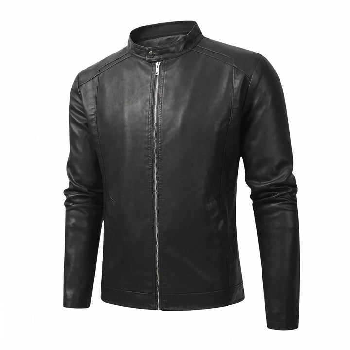 Draxelquor Leather Biker Jacket product image 1