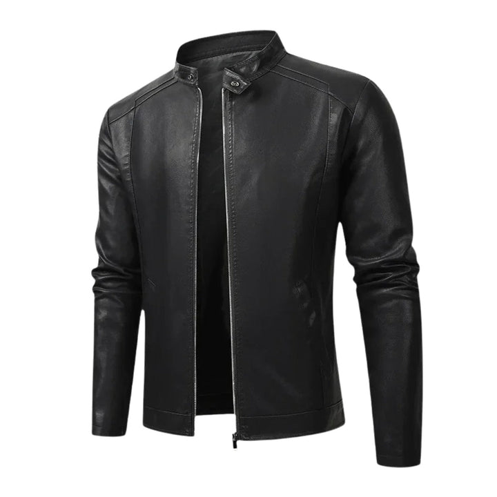 Draxelquor Leather Biker Jacket product image 2