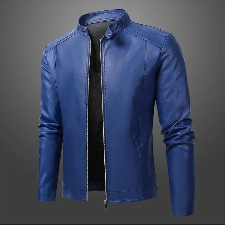 Draxelquor Leather Biker Jacket product image 4