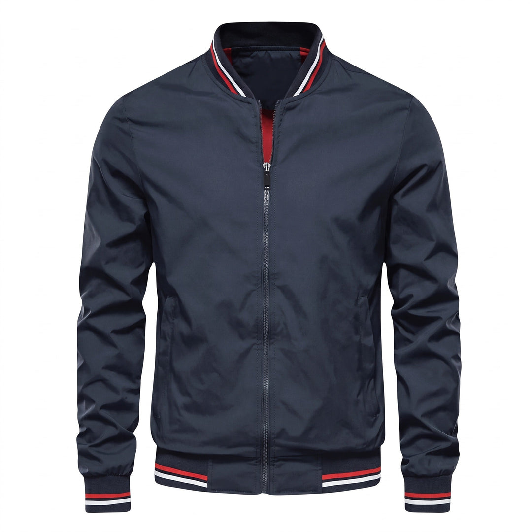 Drelquast Striped-Trim Bomber Jacket product image 1